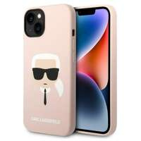 Karl Lagerfeld KLHCP14MSLKHLP iPhone 14 Plus 6.7" hardcase pink/pink Silicone Karl`s Head